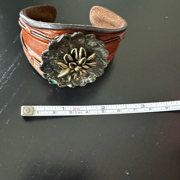 Fossil Leather Cuff - Picture 6 of 8